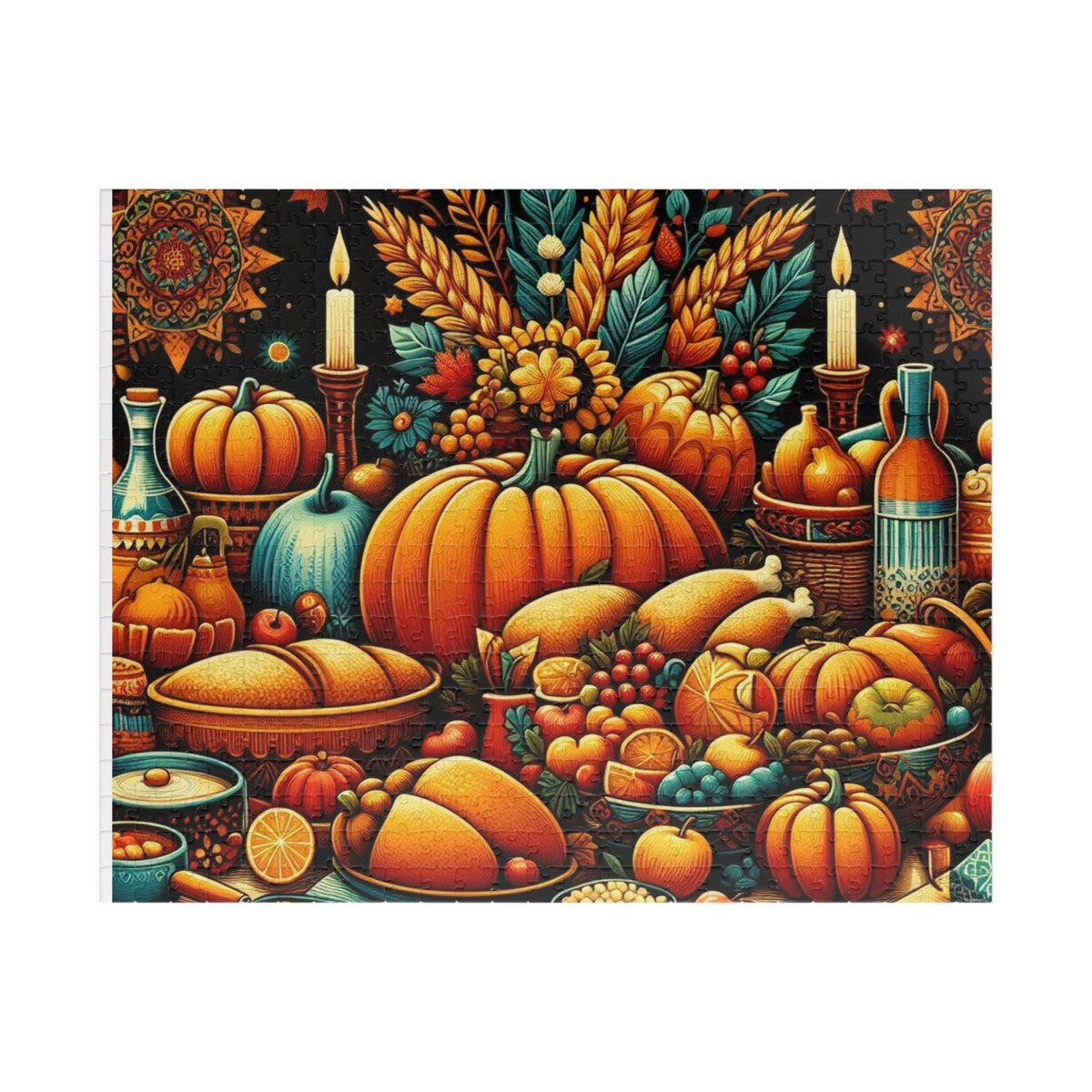 thanksgiving feast family gathering holiday puzzle 520 with ravensburger thanksgiving puzzle Thanksgiving Feast, Family Gathering, Holiday Puzzle (520 with Ravensburger Thanksgiving Puzzle