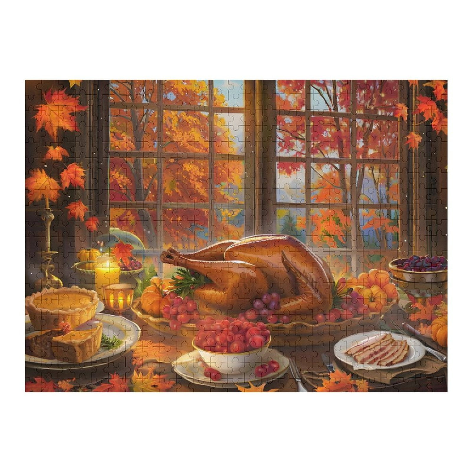 Thanksgiving Jigsaw Puzzle inside Thanksgiving Themed Jigsaw Puzzles