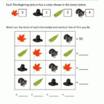 Thanksgiving Math Puzzles Intended For Thanksgiving Math Puzzles Printable