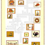 Thanksgiving : New Crossword Puzzle…: English Esl Worksheets Pdf & Doc Intended For Esl Thanksgiving Crossword Puzzle