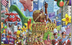 Thanksgiving Parade- White Mountain- 1000 Pieces : R/Jigsawpuzzles with regard to White Mountain Thanksgiving Puzzle