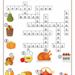 Thanksgiving Printable Games: I Spy, Maze, Crossword & Word Search Intended For Thanksgiving Puzzle Games
