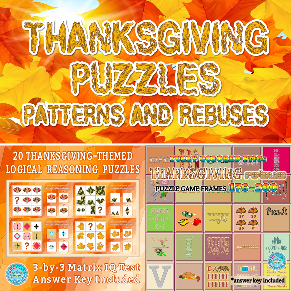 Thanksgiving Puzzles: Patterns And Rebuses | Madeteachers throughout Thanksgiving Rebus Puzzles