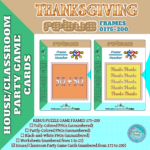 Thanksgiving Rebus Puzzle Party Game Cards 176–200 | Madeteachers Throughout Thanksgiving Rebus Puzzle