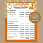 Thanksgiving Trivia Game, Think Fast Game, Thanksgiving Printable Intended For Thanksgiving Printable Games And Puzzles