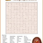 Thanksgiving Word Search (Free Printable Puzzles) – Free Pertaining To Thanksgiving A Massive Word Search Puzzle