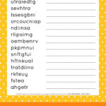 This Free Printable Thanksgiving Word Scramble Puzzle Is A Ton Of Inside Free Printable Thanksgiving Games And Puzzles