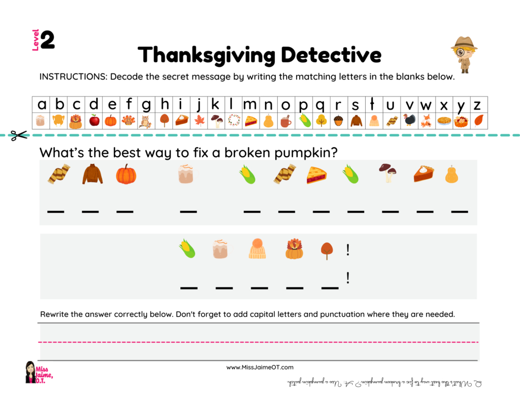 Unlocking Learning Through Cryptograms: A Thanksgiving Gift For within Thanksgiving Secret Message Puzzle