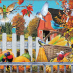 Xxl Teile   Gathering For Fall   300 Teile   Sunsout Puzzle Online Regarding 300 Piece Thanksgiving Puzzle