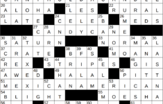 0812-25 Ny Times Crossword 12 Aug 25, Tuesday - Nyxcrossword with regard to Edible Christmas Ornament Nyt Crossword