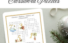 12 Days Of Christmas Crossword Puzzles (Free Printable) – Once with Twelve Days Of Christmas Crossword Puzzle