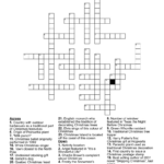12 Days Of Christmas Crossword   Wordmint Within Classic Christmas Gift Crossword