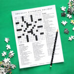 2020 Christmas Crossword   Karen Kavett Intended For Christmas Party Nyt Crossword
