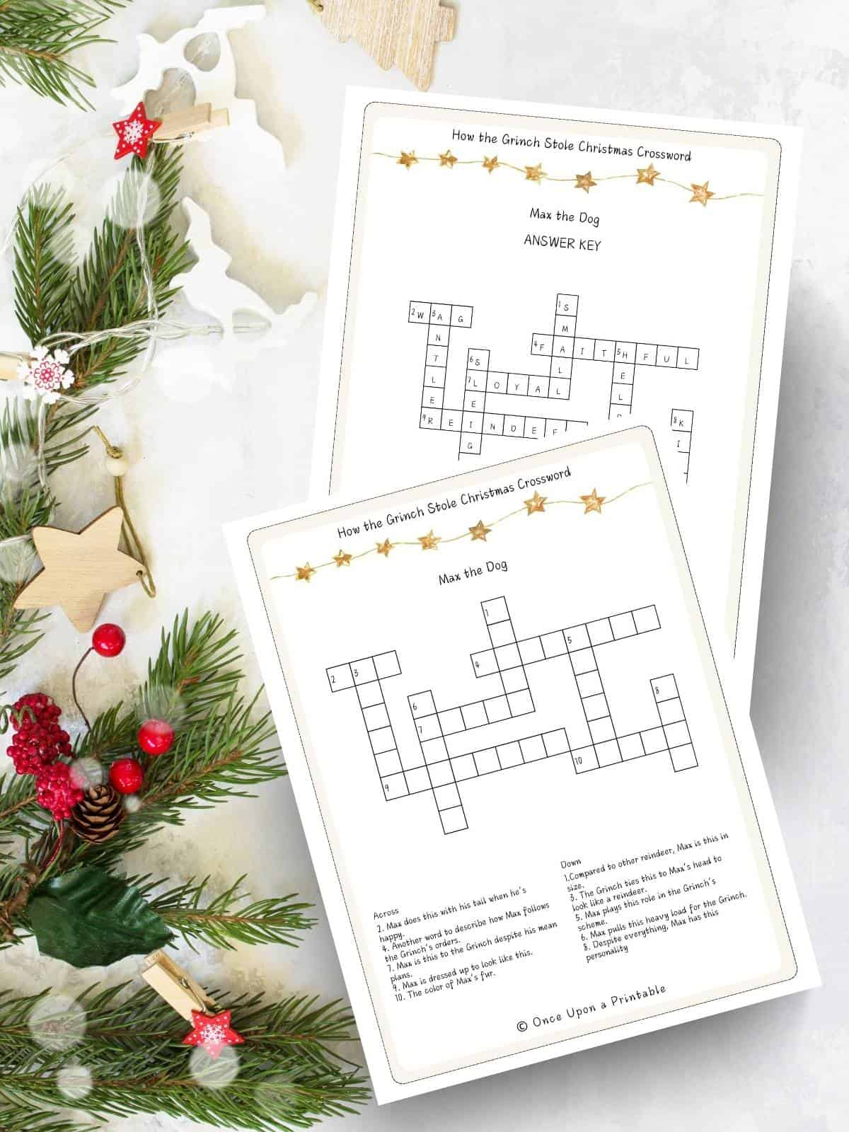 5 How The Grinch Stole Christmas Crossword Puzzles Free - Once inside How the Grinch Stole Christmas Crossword Puzzle Answer Key