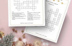 5 How The Grinch Stole Christmas Crossword Puzzles Free - Once with Christmas Dinner Centerpiece Crossword