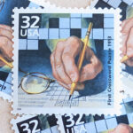 5 Kreuzworträtsel Briefmarken, 32 Cent, 1998, 1910Er Jahre For Christmas Stamp Pair Crossword