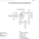 A Christmas Carol Crossword Printable Throughout Miser In A Christmas Carol Crossword Clue