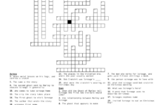 A Christmas Carol" Crossword Puzzle – Wordmint throughout The First Traditional Christmas Carol Crossword