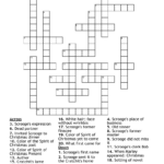 A Christmas Carol Crossword   Wordmint Pertaining To Clerk In A Christmas Carol Crossword Clue