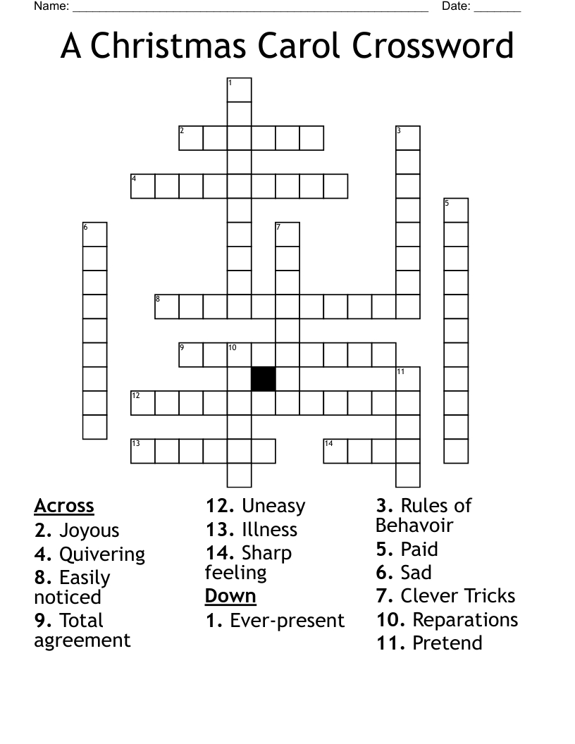 a christmas carol crossword wordmint regarding christmas carol opener crossword A Christmas Carol Crossword - Wordmint regarding Christmas Carol Opener Crossword