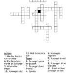 A Christmas Carol Crossword   Wordmint With Regard To A Christmas Carol Crossword Printable