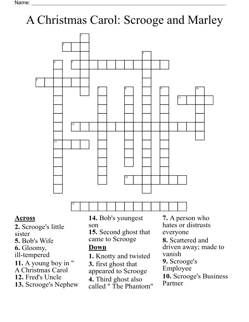 a christmas carol scrooge and marley crossword wordmint in marley of a christmas carol crossword A Christmas Carol: Scrooge And Marley Crossword - Wordmint in Marley Of A Christmas Carol Crossword