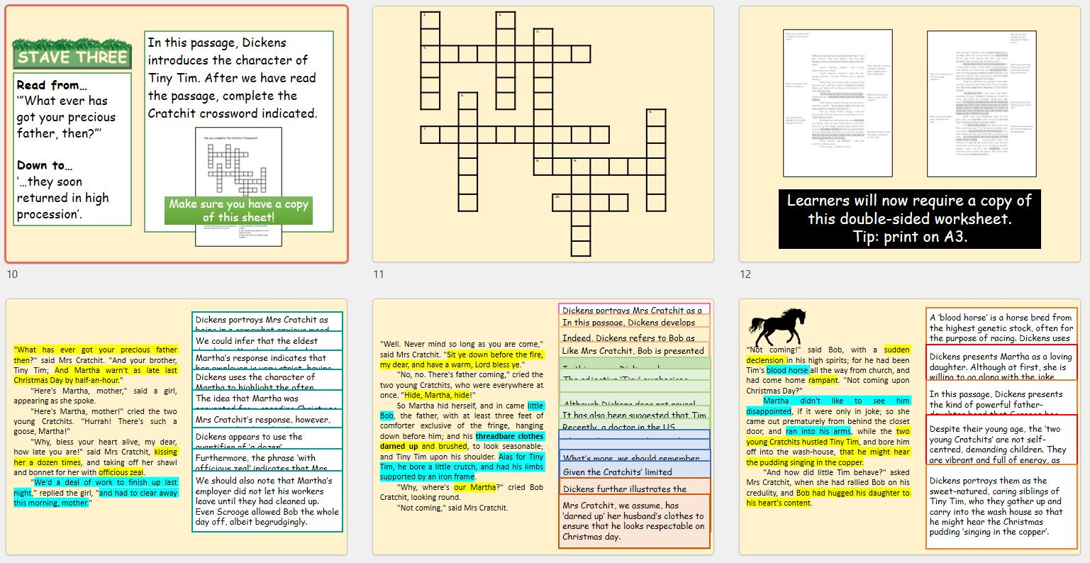a christmas carol the cratchits lesson 2 teaching resources intended for christmas carol starter crossword A Christmas Carol - The Cratchits (Lesson 2) | Teaching Resources intended for Christmas Carol Starter Crossword