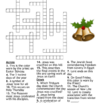 A Christmas Crossword   Wordmint Intended For Easter Or Passover But Not Christmas Crossword Clue