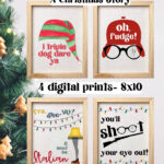 A Christmas Story Movie Printable   Etsy With Prize In A Christmas Story Crossword