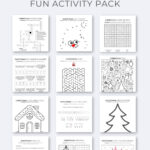 A Fun (& Free) Printable Christmas Activity Pack For Kids Pertaining To Spot For Christmas Decorations Crossword