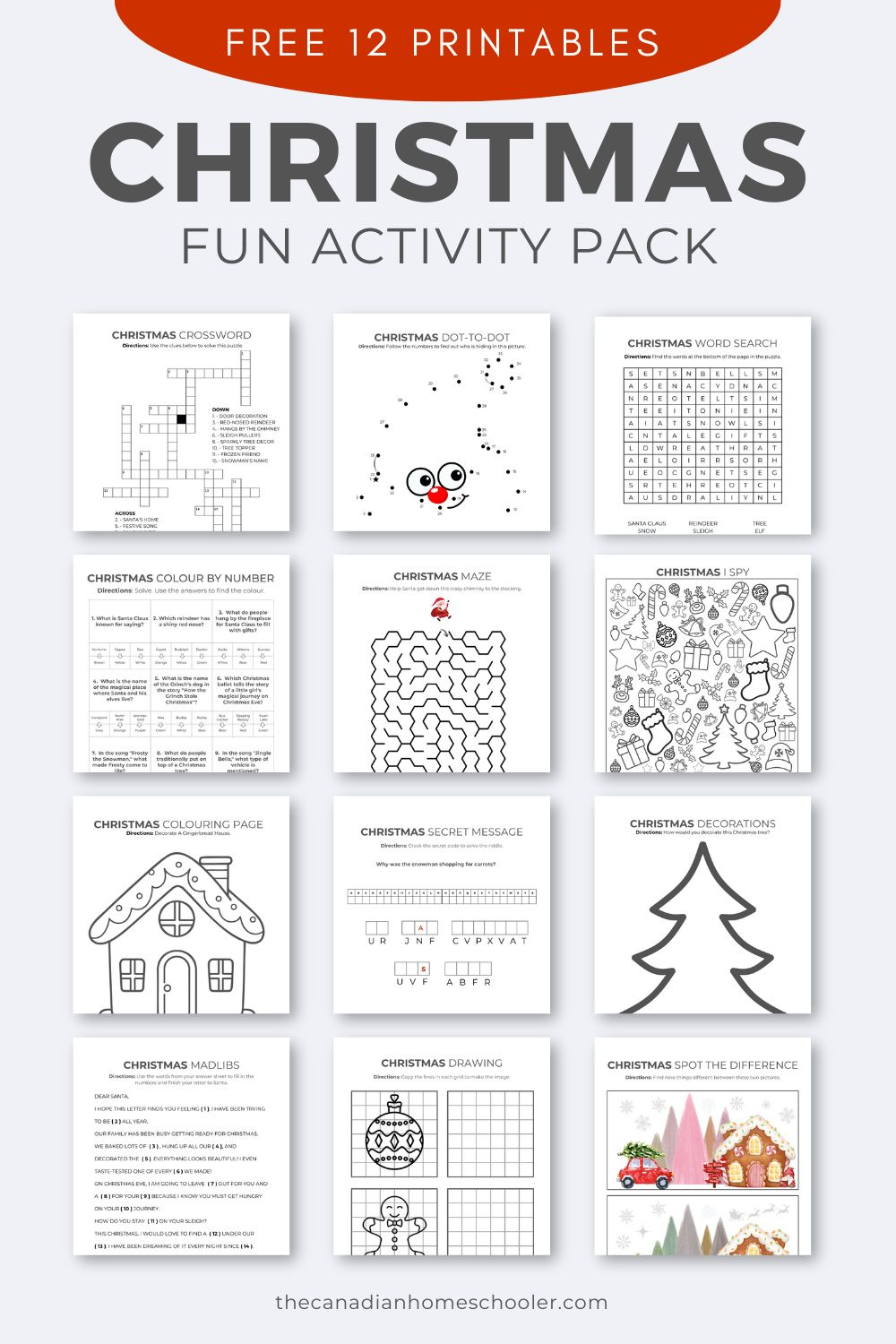 a fun free printable christmas activity pack for kids pertaining to spot for christmas decorations crossword A Fun (& Free) Printable Christmas Activity Pack For Kids pertaining to Spot For Christmas Decorations Crossword
