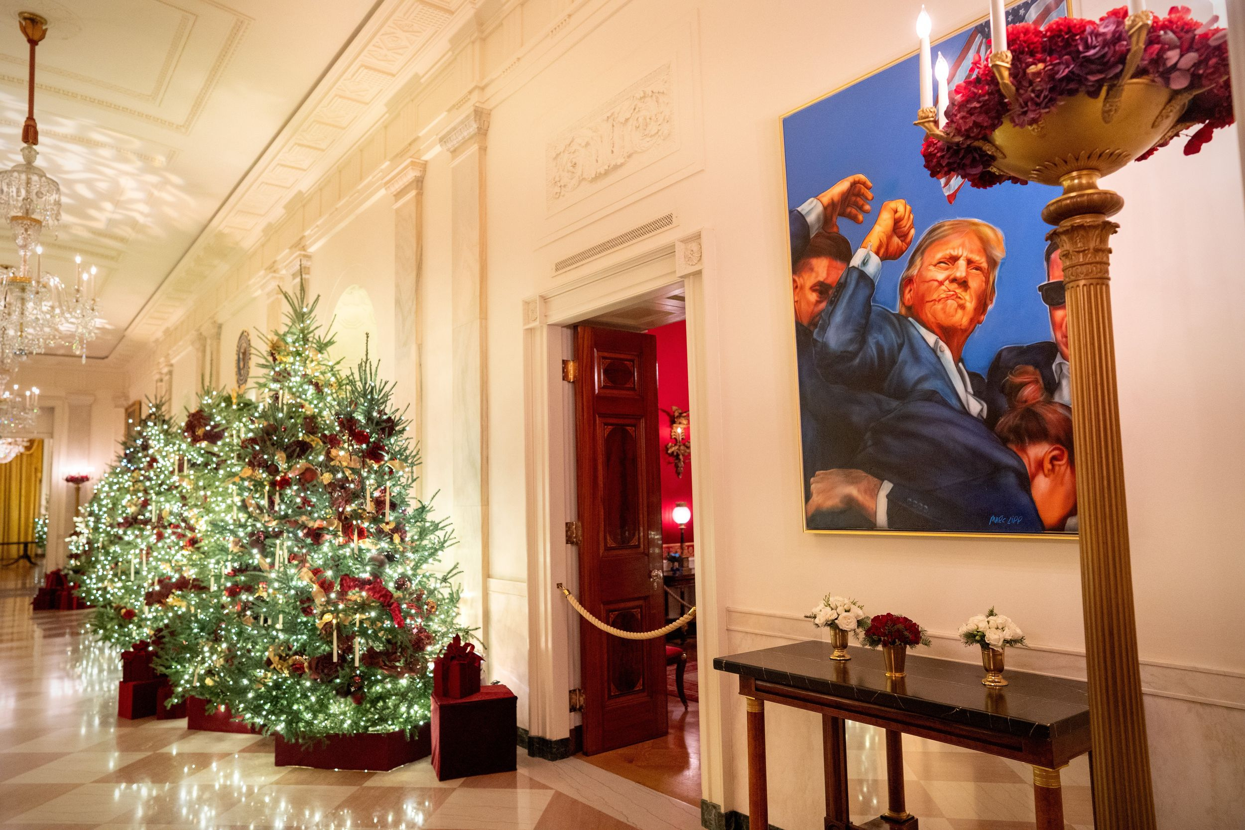 a pared back white house christmas with a trump lego portrait regarding christmas at the white house crossword answer key A Pared-Back White House Christmas — With A Trump Lego Portrait regarding Christmas At The White House Crossword Answer Key