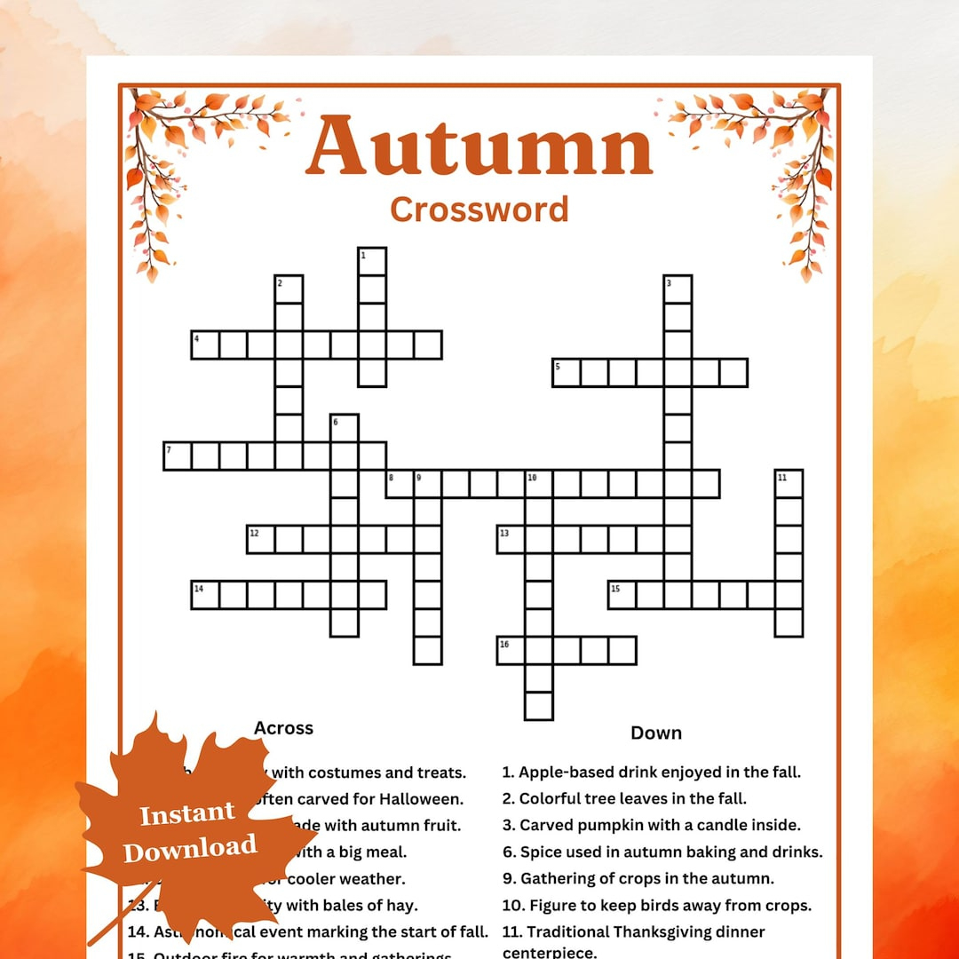 autumn crossword puzzle fall party word game fall party intended for christmas dinner centerpiece crossword clue 3 letters Autumn Crossword Puzzle, Fall Party Word Game, Fall Party intended for Christmas Dinner Centerpiece Crossword Clue 3 Letters