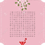 Beautiful Christmas Word Search Puzzle. Crossword Game About Within Post Christmas Event Crossword Clue
