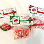 Candy Cane Puzzle   Etsy Canada Throughout Some Gag Christmas Gifts Crossword Clue