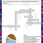 Candy Crosswords (Pdf)Teach Simple Regarding Christmas Candy Shape Crossword