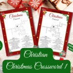 Christliches Weihnachtskreuzworträtsel 1. Sofort Download. Druckbares  Kreuzworträtsel Weihnachten. Biblisches Wortspiel. Weihnachtspuzzle.  Christliche Wortspiel. For Group On The 11th Day Of Christmas Crossword