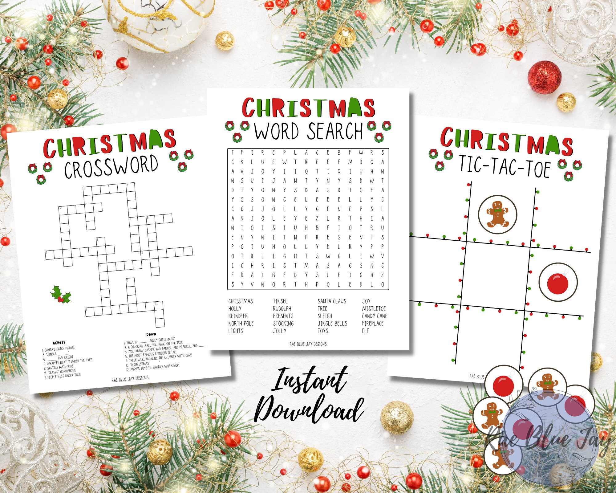 christmas activity bundle instant download word search regarding christmas tree glitter crossword clue Christmas Activity Bundle, Instant Download, Word Search regarding Christmas Tree Glitter Crossword Clue