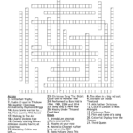 Christmas And New Year Crossword   Wordmint With Christmas Crossword Puzzle With Word Bank