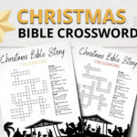 Christmas Bible Crossword For Kids | Christmas Story Lesson Regarding Bible Christmas Crossword Puzzle