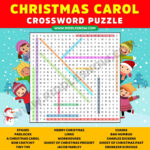 Christmas Carol Crossword Puzzles With Answer Keys   Riddles Now Pertaining To Christmas Carol Crossword Who Should Come Answer