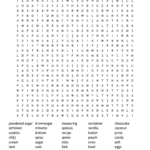 Christmas Cookies Word Search   Wordmint Throughout Christmas Cookie Shape Crossword