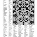 Christmas Crossword 40 X 65   Large (Kf) Regarding Large Print Christmas Crossword Puzzle