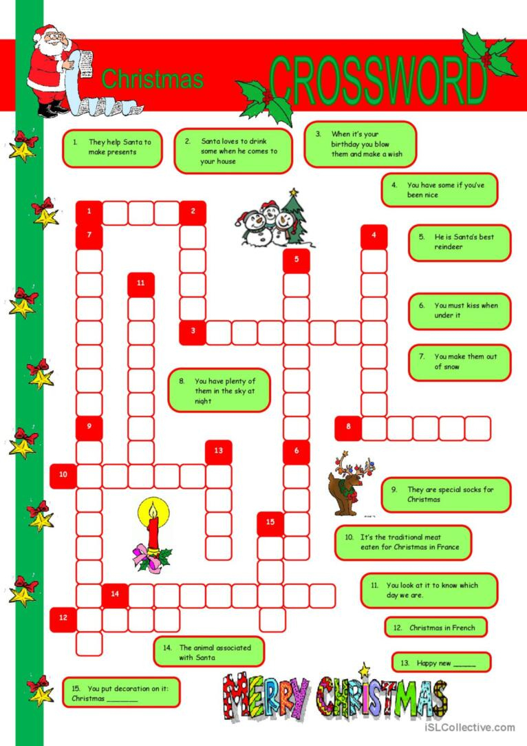christmas crossword crossword english esl worksheets pdf doc pertaining to christmas in france crossword Christmas Crossword Crossword: English Esl Worksheets Pdf & Doc pertaining to Christmas In France Crossword
