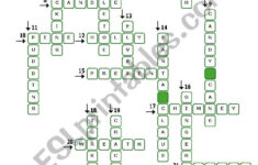 Christmas Crossword - Esl Worksheettecus for Christmas Words Crossword Answer Key