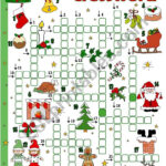 Christmas Crossword   Esl Worksheettecus With Regard To Christmas Words Crossword Answer Key