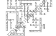 Christmas – Crossword (Key And B&W Version Included) – Esl inside The Science of Christmas Crossword Answers