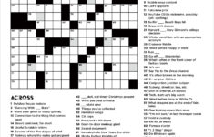 Christmas Crossword Puzzle 2018 - Karen Kavett for Crossword Puzzle About Christmas