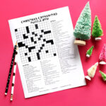 Christmas Crossword Puzzle 2018   Karen Kavett Regarding Stick On A Christmas Tree Crossword