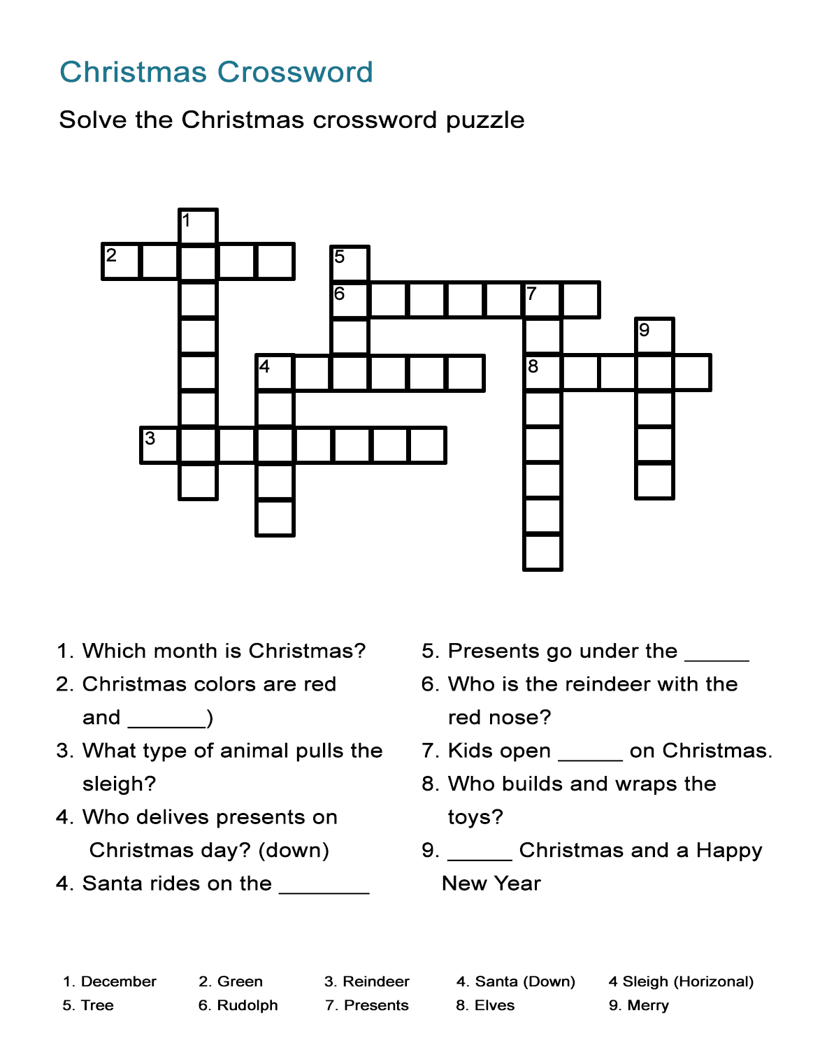 christmas crossword puzzle all esl inside christmas crossword puzzle 2 Christmas Crossword Puzzle - All Esl inside Christmas Crossword Puzzle 2